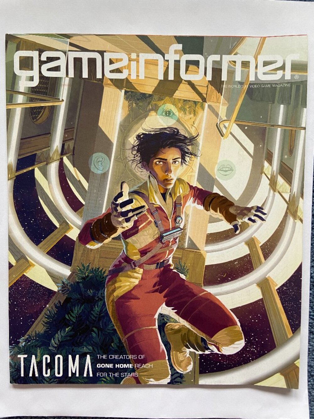 Game Informer Magazine August 2015 Issue 268 Tacoma Cover With Label